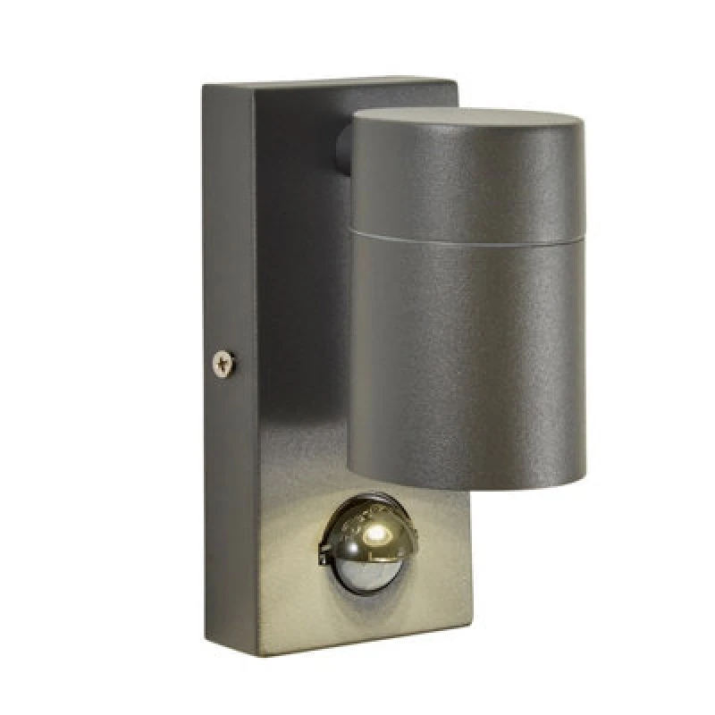 Image of Luminosa Lighting Luminosa Leto Pir Outdoor Down Wall Lamp Anthracite Ip65