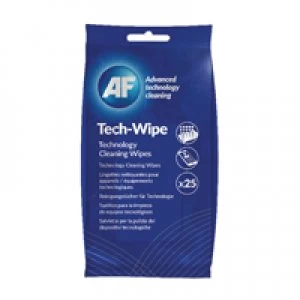 image of AF International Mobile Technology 25 Wipes AMTW025P