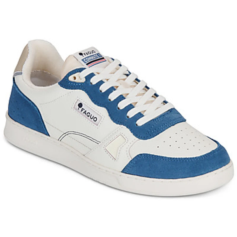 Image of Faguo Suede leather Trainers Faguo Commute 1 Blanc Male 41