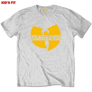 Image of Wu-Tang Clan - Logo Kids 11 - 12 Years T-Shirt - Grey