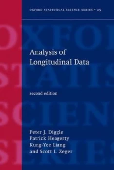 Image of Analysis of Longitudinal Data by Peter Diggle Hardback