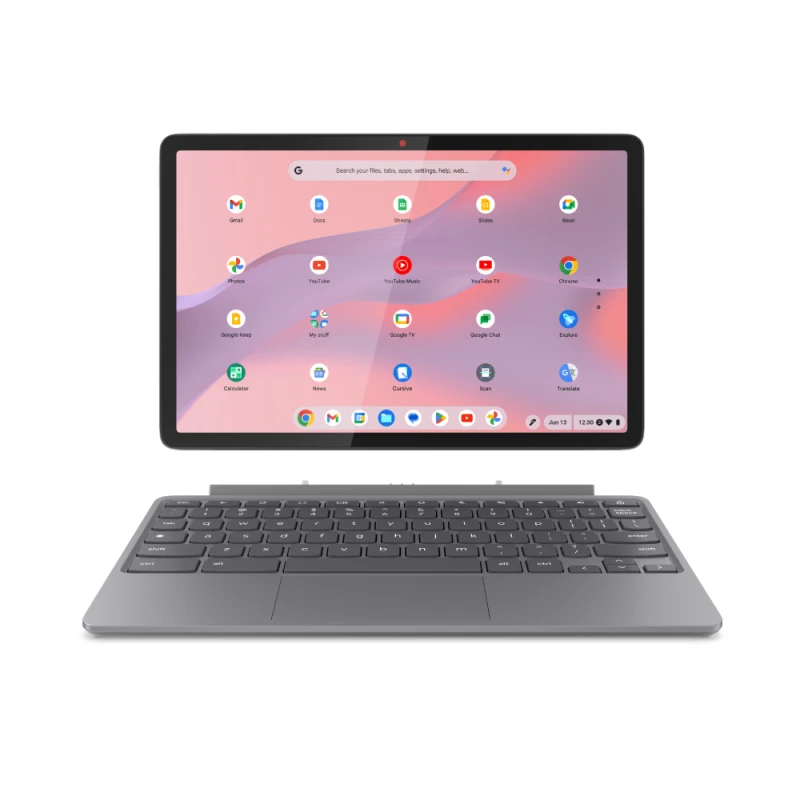 Image of Lenovo Chromebook Duet 11M889 MediaTek Kompanio 838 4GB RAM 128GB eMMC 10.95" ChromeOS Tablet + Folio Stand + Folio Keyboard 83HH000SUK