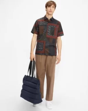 Image of Ted Baker Patchwork Print Shirt
