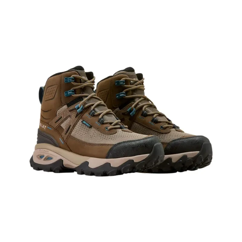 Image of Womens hiking shoes Ariat Traverse Mid Marron Female 37