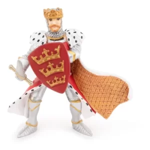 image of PAPO Fantasy World Red King Arthur Toy Figure, Three Years or Above, Red/White (39950)