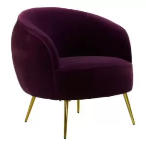 Image of Manhattan Velvet Armchair Grey