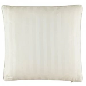 image of Hotel Collection Sateen Stripe Cushion - Stripe Stone