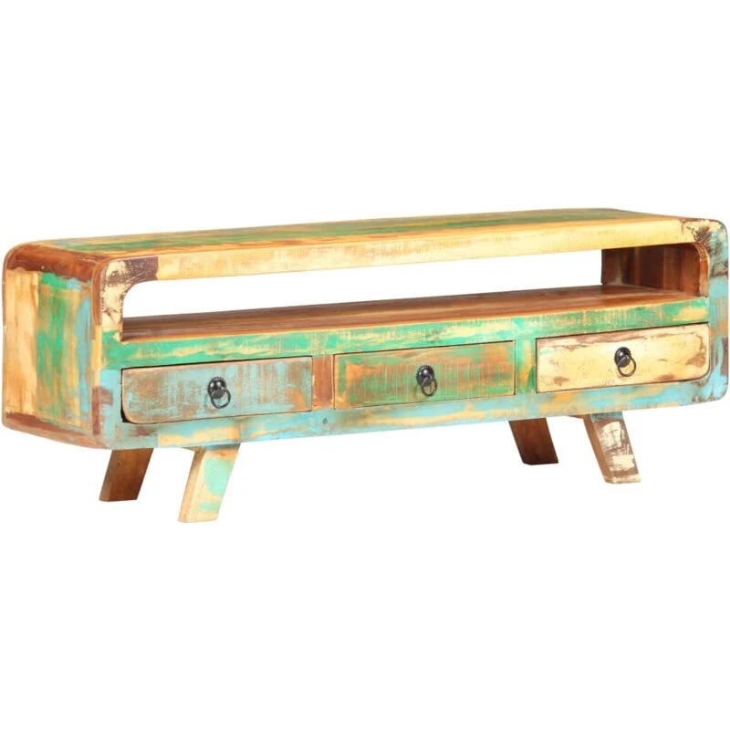 Image of VIDAXL TV Cabinet 117x30x41cm Solid Reclaimed Wood Vidaxl 8720286070475