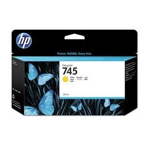 Image of HP 745 Yellow Ink Cartridge 130ml