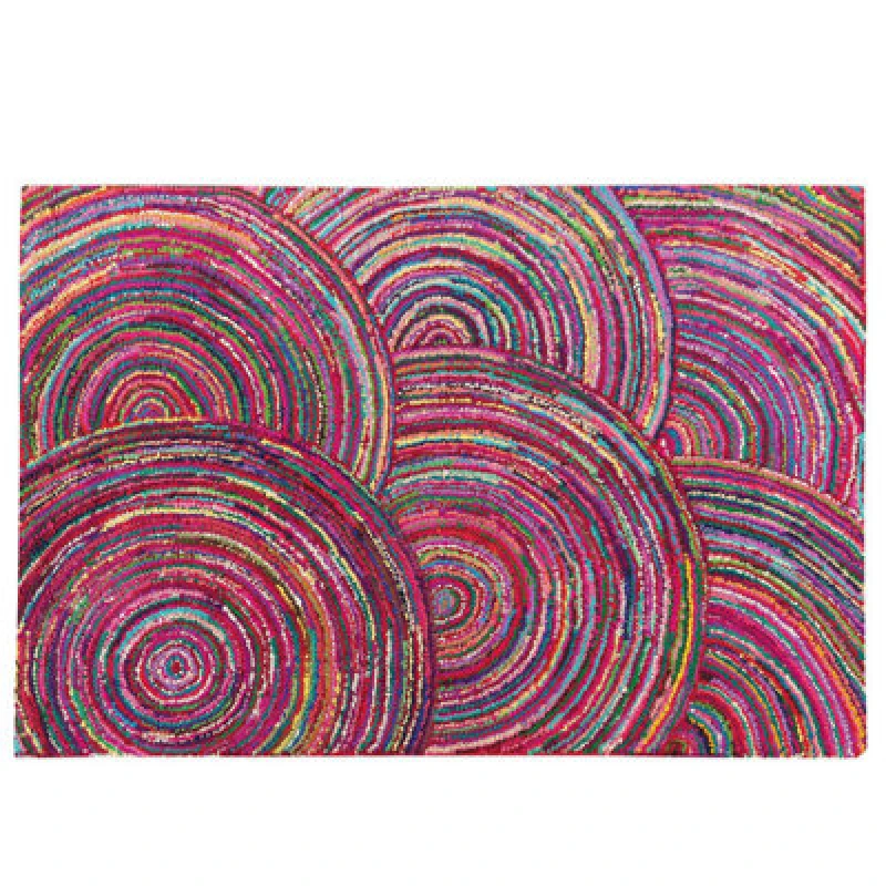 Image of Beliani Rug Kozan Multicolour 160 X 230 Cm Cotton
