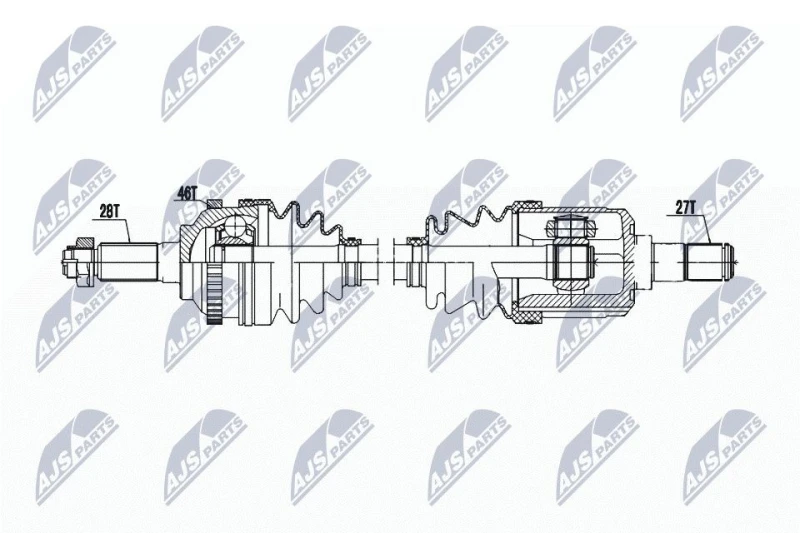 Image of NTY Drive shaft NTY NPW-KA-386