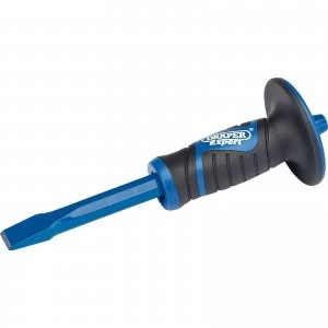 Image of Draper Expert Cold Chisel and Soft Grip Hand Guard 250mm 19mm