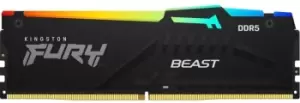 Image of Kingston Fury Beast RGB 16GB 5600MHz DDR5 CL36 Dimm Memory - Black