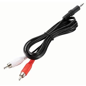 image of Ross 3.5mm Stereo Jack to 2 Phono Cable - 1.5m