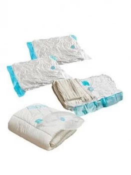 image of Addis 4 Pack Bedding Large Vacuum Storage Bag Set