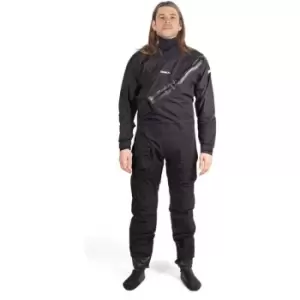 Image of Gul Dartmouth Eclip Zip Drysuit - BLK/GEO