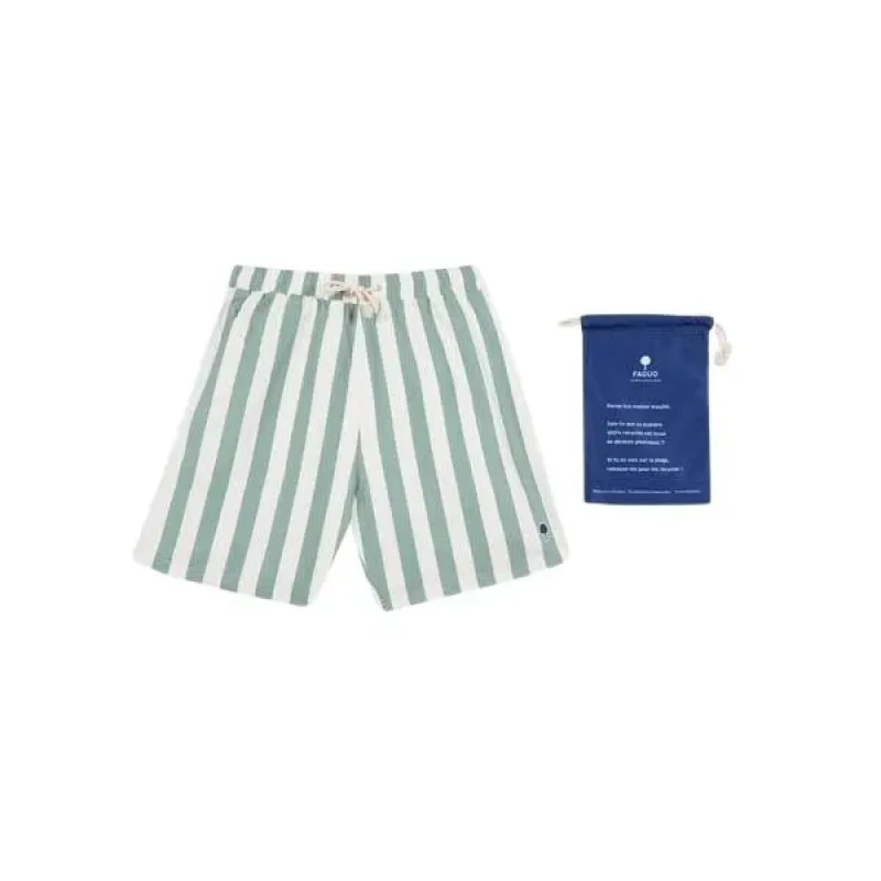 Image of Faguo Synthetic woven swim shorts Faguo Mimizan Vert Male M
