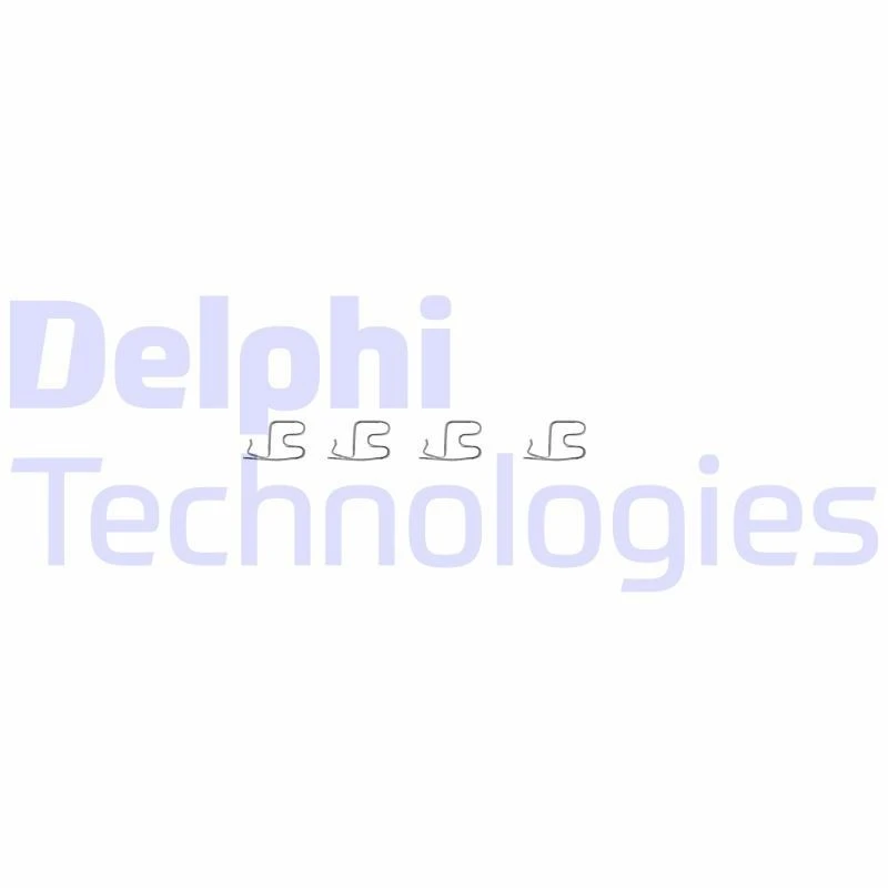 Image of DELPHI Brake pad fitting kit DELPHI LX0314