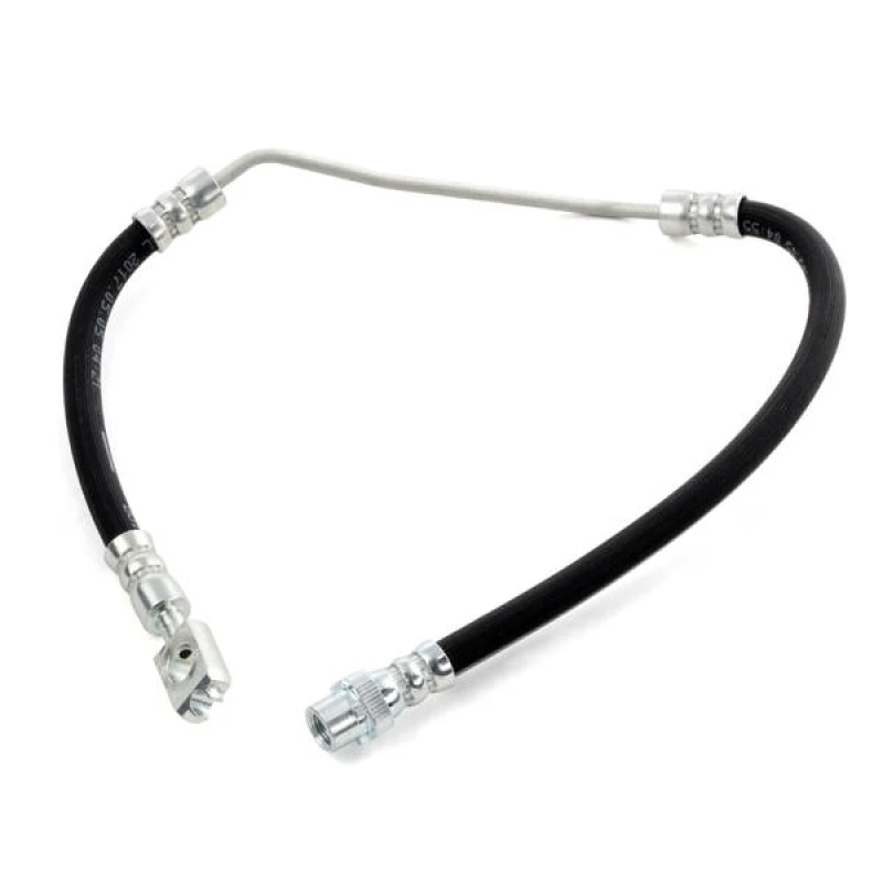 Image of STARK SKBH-0820325 Brake Hose Rear Axle Left, with banjo bolt, Banjo, with pipe Brake Hose (83)