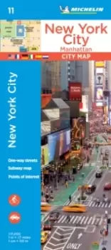Image of New York: Manhattan - Michelin City Plan 10 : City Plans