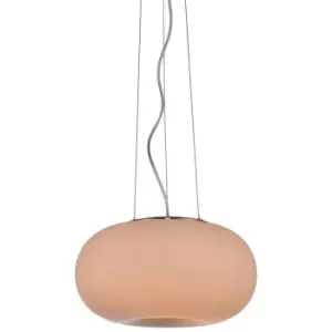 Image of Zumaline Lighting - Zumaline Inez Globe Pendant Ceiling Light, White, 2x E27