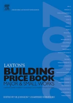 Image of Laxtons Building Price Book 2007 by V B Johnson Paperback