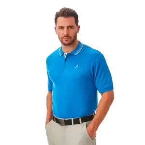 Image of Under Par Golf Polo Mens - Blue