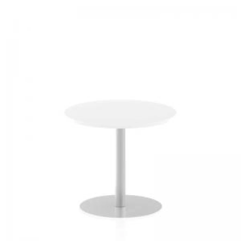 Image of Dynamic Italia 800mm Poseur Round Table White Top 725mm High Leg ITL0126