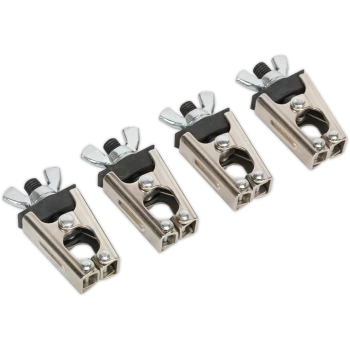 Image of Sealey 4 Piece Micro Welding Clamp Set