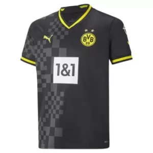 Puma Borussia Dortmund Away Shirt 2022 2023 Juniors - Black