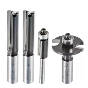 Image of Trend 4 Piece Kitchen Fitters Router Cutter Set