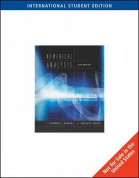 Image of Numerical Analysis by Richard Burden Paperback