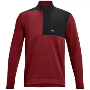 image of Under Armour Storm SweaterFleece ½ Zip - Red