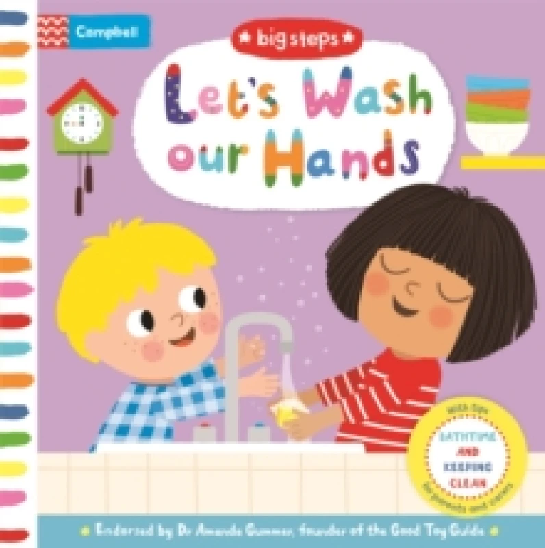 Image of Campbell Books Let's Wash Our Hands Book Multi unisex