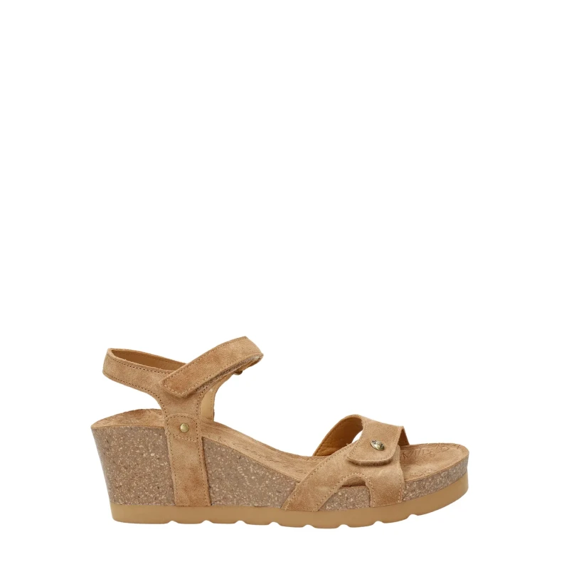 Image of Panama Jack Womens wedge sandals Panama Jack Julia B74 Marron Female 37