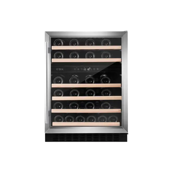 image of CDA CFWC604SS Wine Cooler - Stainless Steel - G Rated