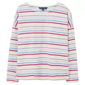 Image of Crew Clothing Womens Heide Top Multi Stripe 14
