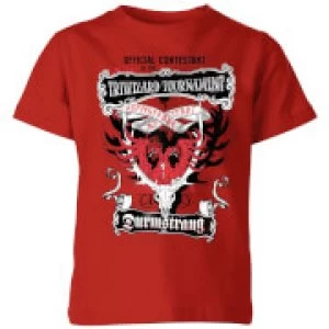 image of Harry Potter Triwizard Tournament Durmstrang Kids T-Shirt - Red - 11-12 Years