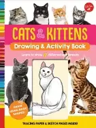 Image of cats and kittens drawing and activity book learn to draw 17 different cat b