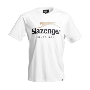 image of Slazenger 1881 Mark L T Shirt Mens - White