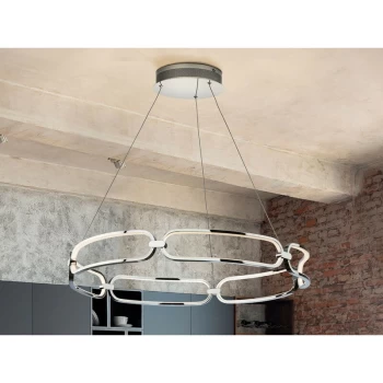 image of Schuller Colette - Integrated LED Pendant Light, Chrome