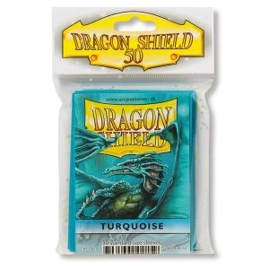 Image of Dragon Shield Japanese Size Turquoise Card Sleeves - 50 Sleeves
