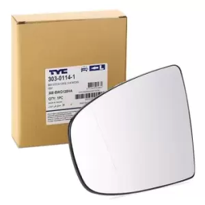 TYC Wing Mirror Glass 303-0114-1 Side Mirror Glass,Mirror Glass BMW,X5 (E70),X6 (E71, E72)