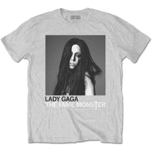 image of Lady Gaga - Fame Monster Unisex Large T-Shirt - Grey