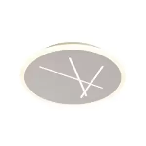 Image of Built-in LED ceiling lamp Kenzo Sable white 1 bulb 6cm