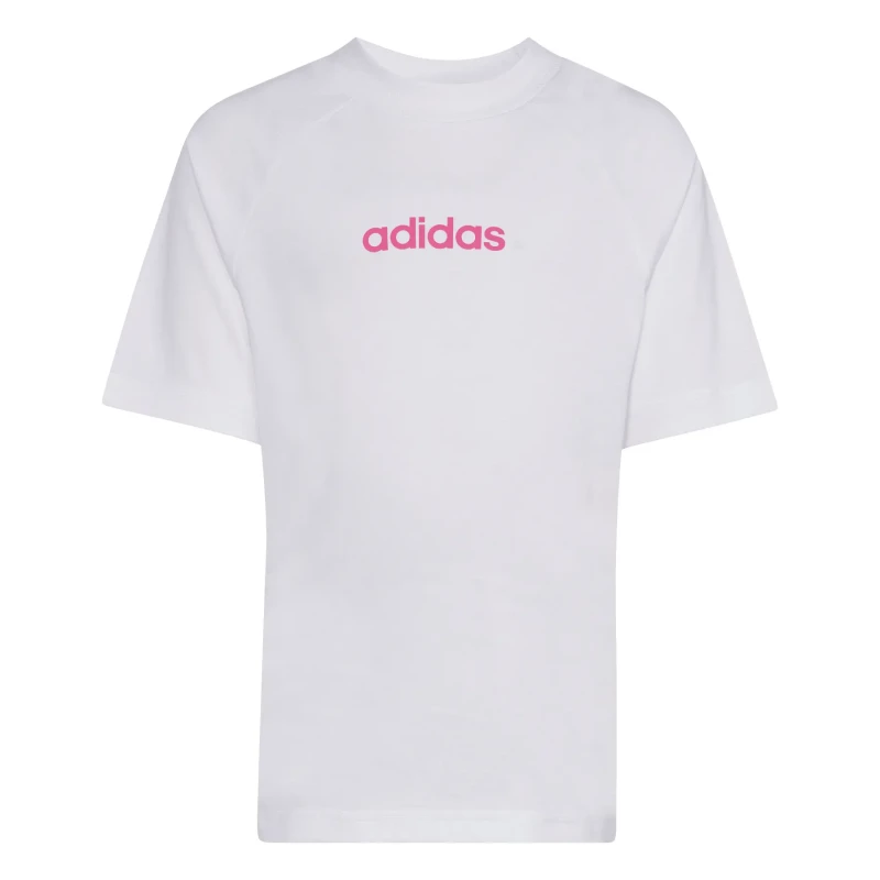 Image of Adidas Kid's T-Shirt adidas Essentials Blanc Unisex 3/4 ans