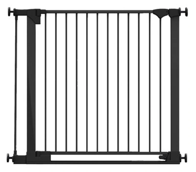 Image of Safetots Safestep Gate, Black, 103Cm - 110Cm, Extra Low Walkthough, 81Cm Extra Wide Doorway, Extra Wide Baby Gate