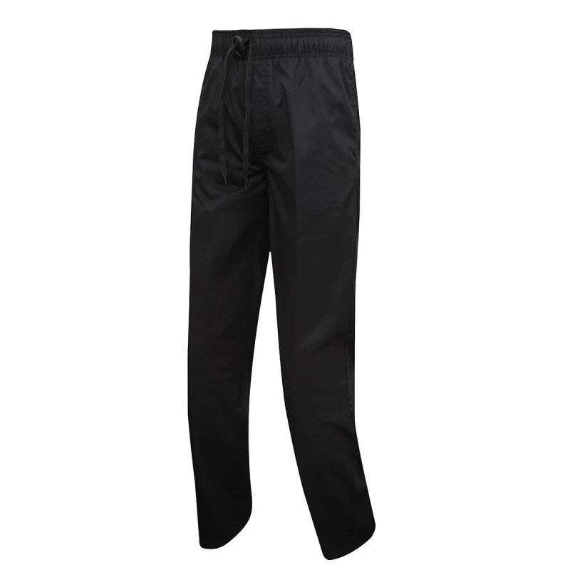 Image of Premier Premier Men Select Slim Chef Trousers in Black Size: Small Black S Male 5063527920485
