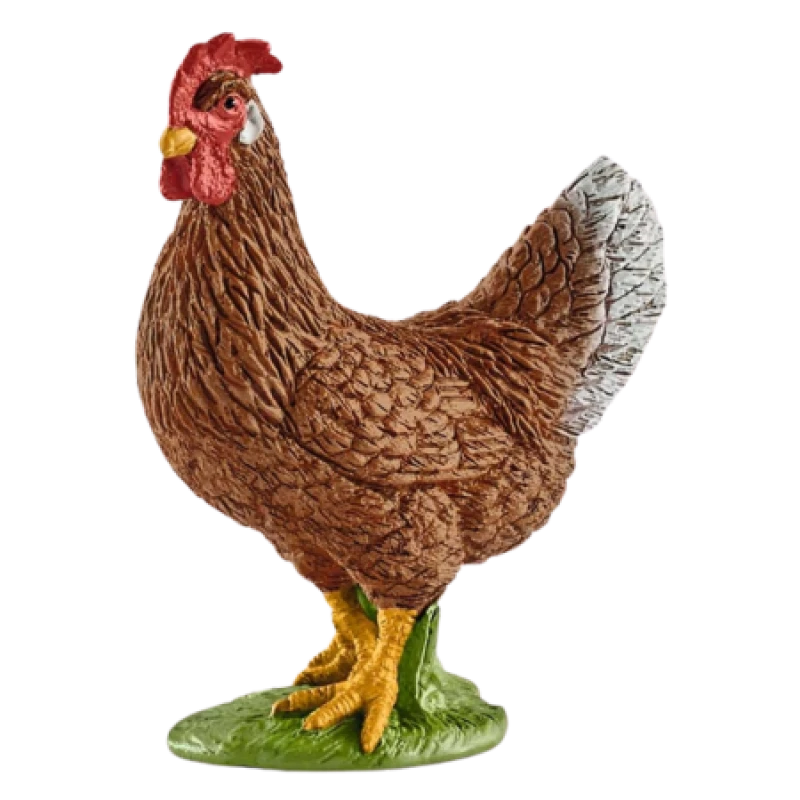 Image of Schleich Farm World Hen Toy Figure - Multi Multi One Size
