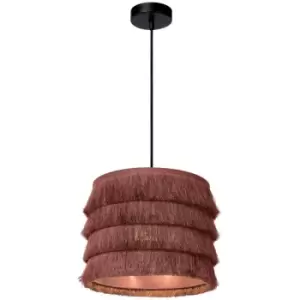 Image of Lucide EXTRAVAGANZA TOGO - Pendant Light - Ø25cm - 1xE27 - Pink